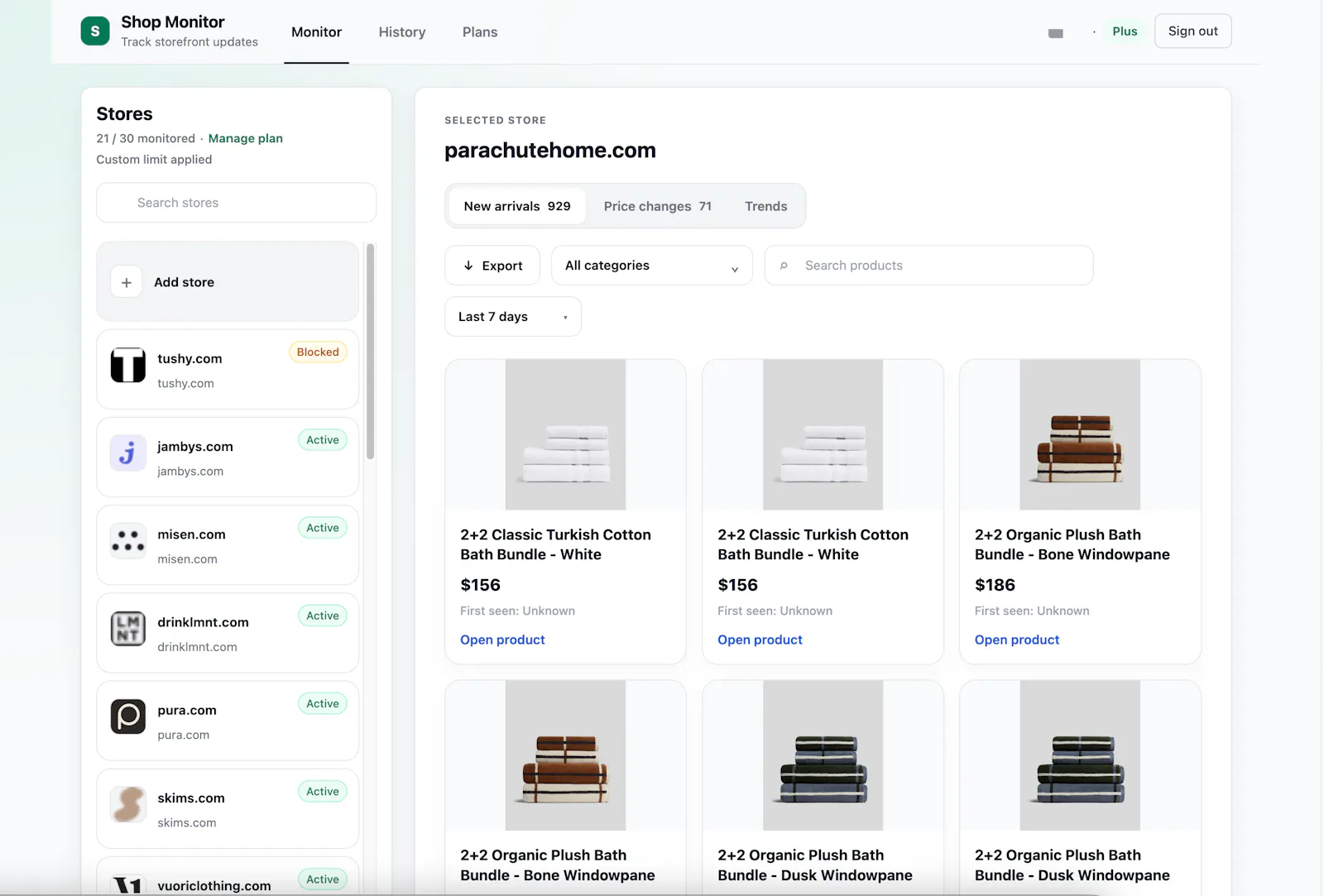 Shop Monitor screenshot 3