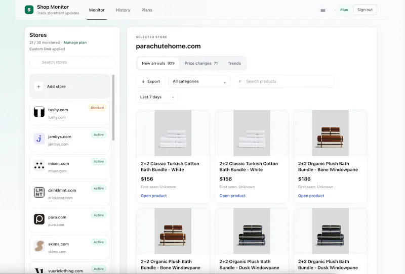 Shop Monitor screenshot 3