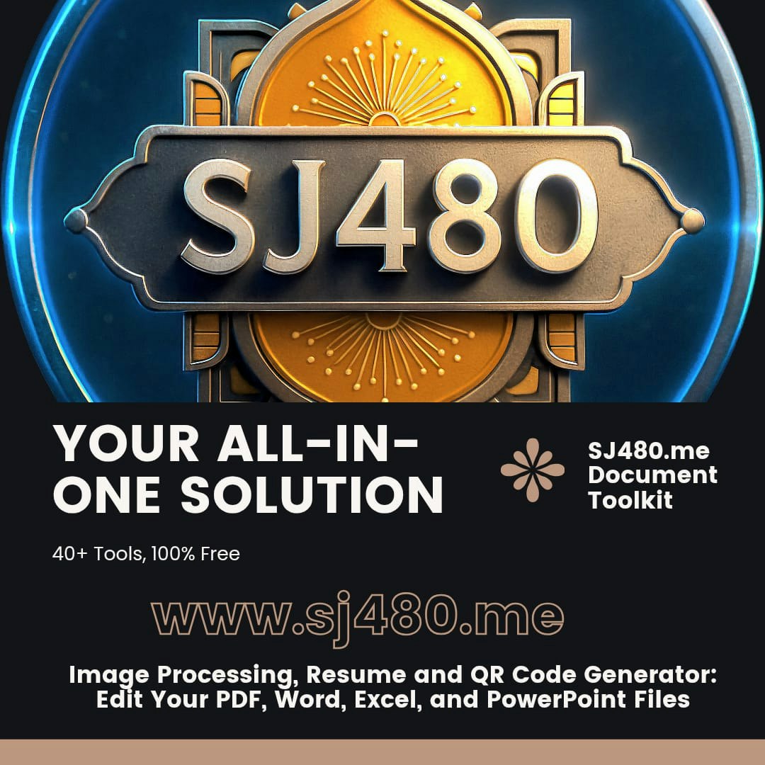 SJ480 Your all in one document toolkit  - Main product screenshot demonstrating key features and user interface