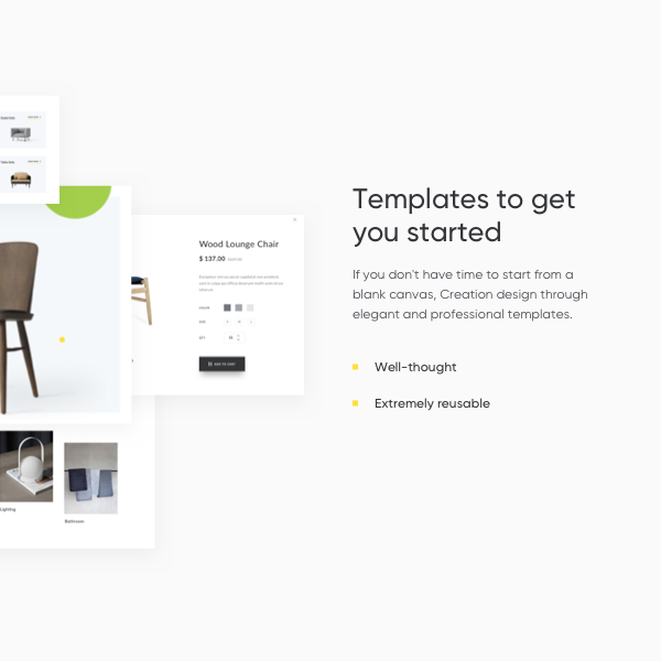 Creation Shop UI Kit gallery image