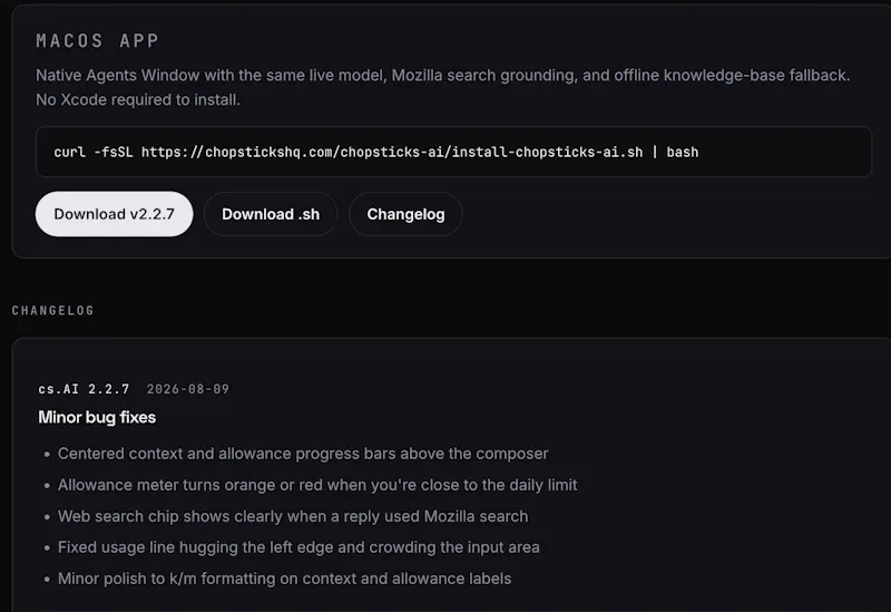 cs.AI (ChopsticksAI) screenshot 3
