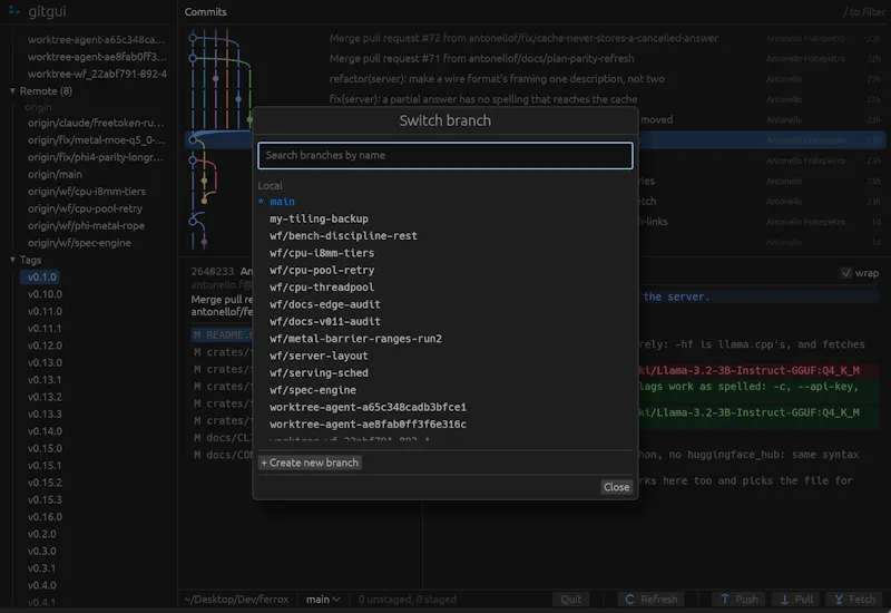 GitGui screenshot 4