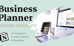 Notion Business Template media 1