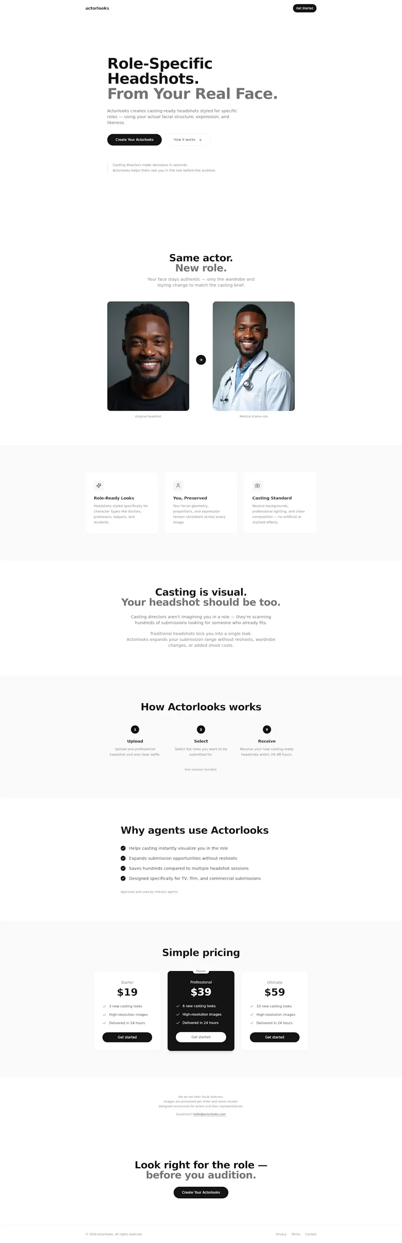 Actorlooks  screenshot 4