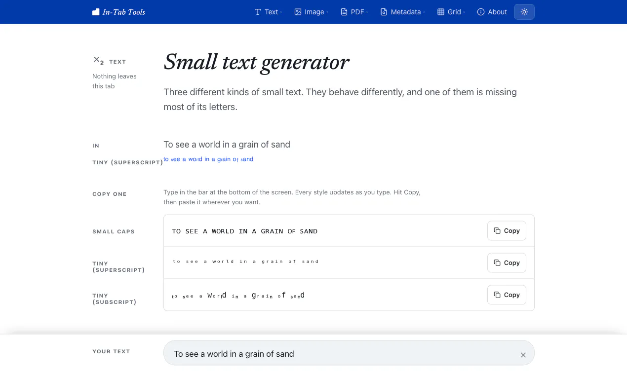 In-Tab Tools gallery image