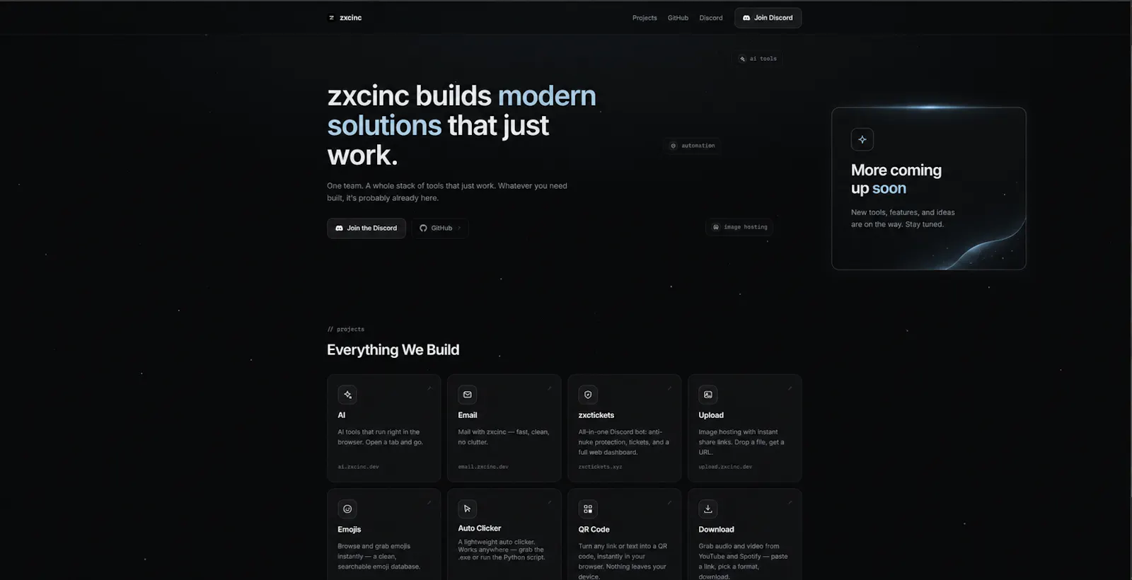 zxcinc screenshot 2