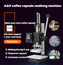 coffee capsule filling sealing machine gallery image