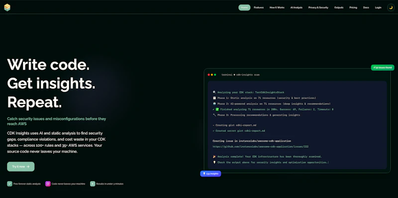 CDK Insights screenshot 1