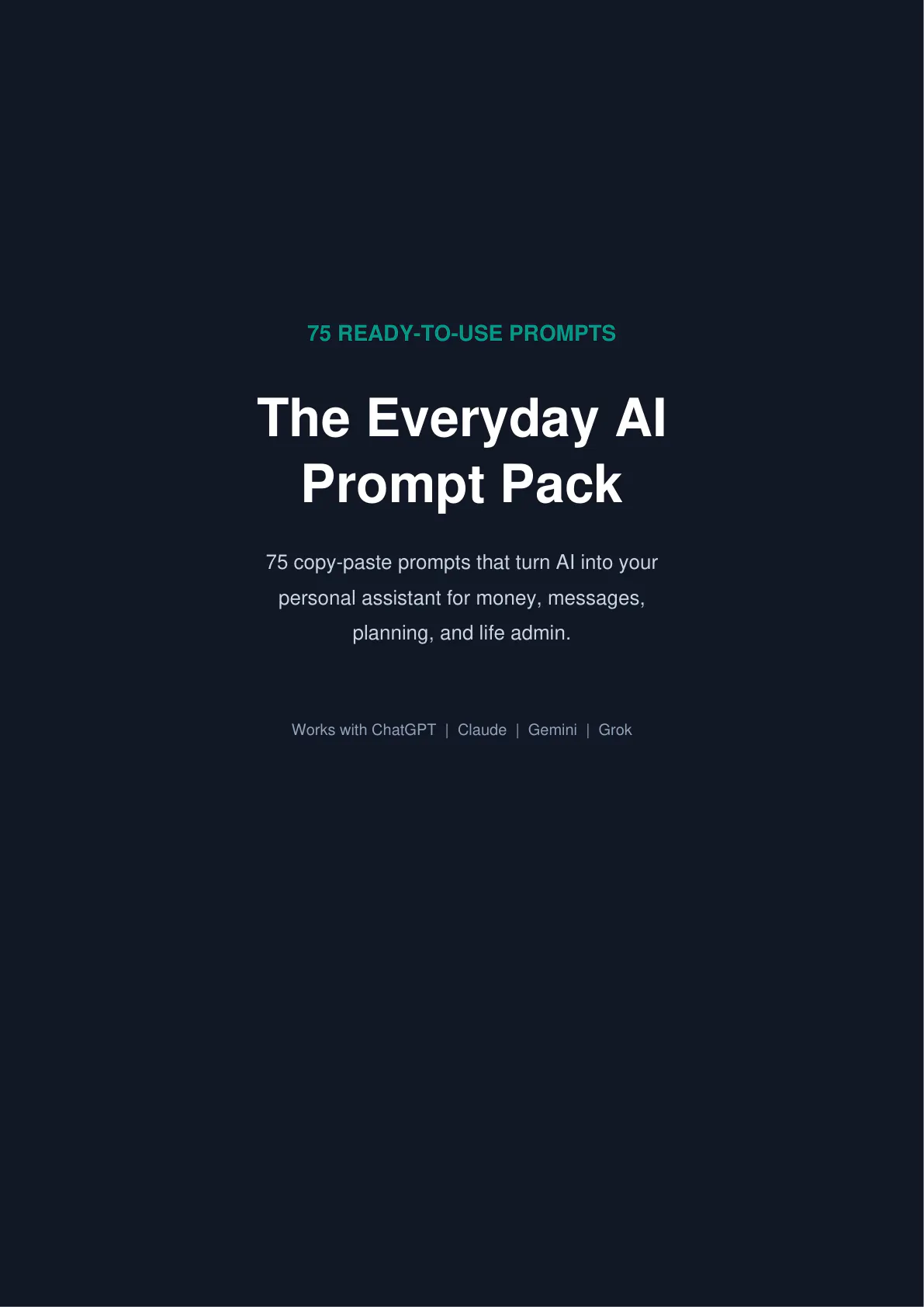 Everyday AI Prompt Pack gallery image