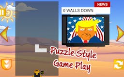 Trump's Great Wall! (Tetris inspired build the wall game for IOS/Android) media 1
