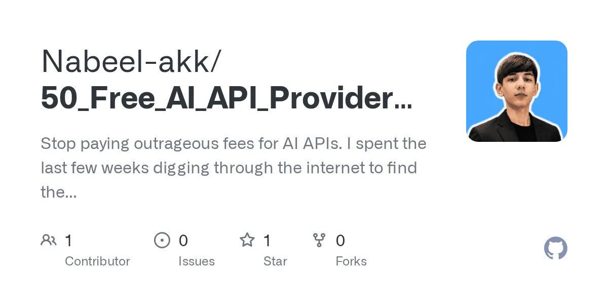 UnlimitedAI - 50+ Free Ai APIs gallery image
