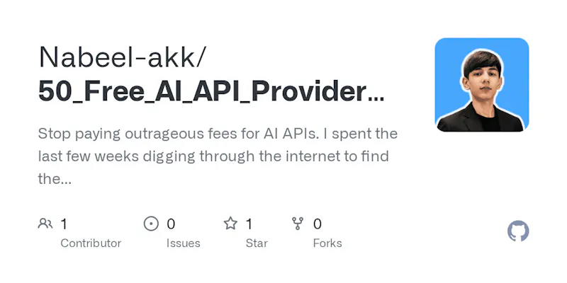 UnlimitedAI - 50+ Free Ai APIs screenshot 1