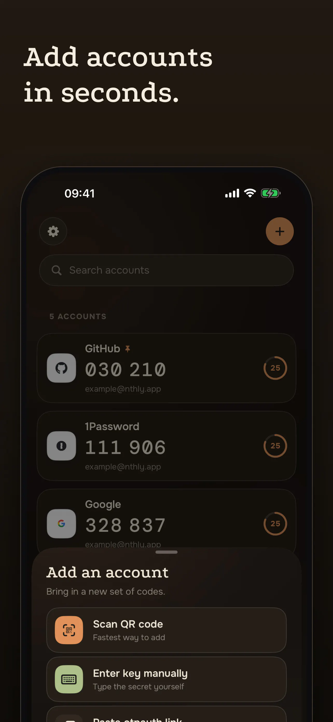 Nthly - 2FA Authenticator gallery image
