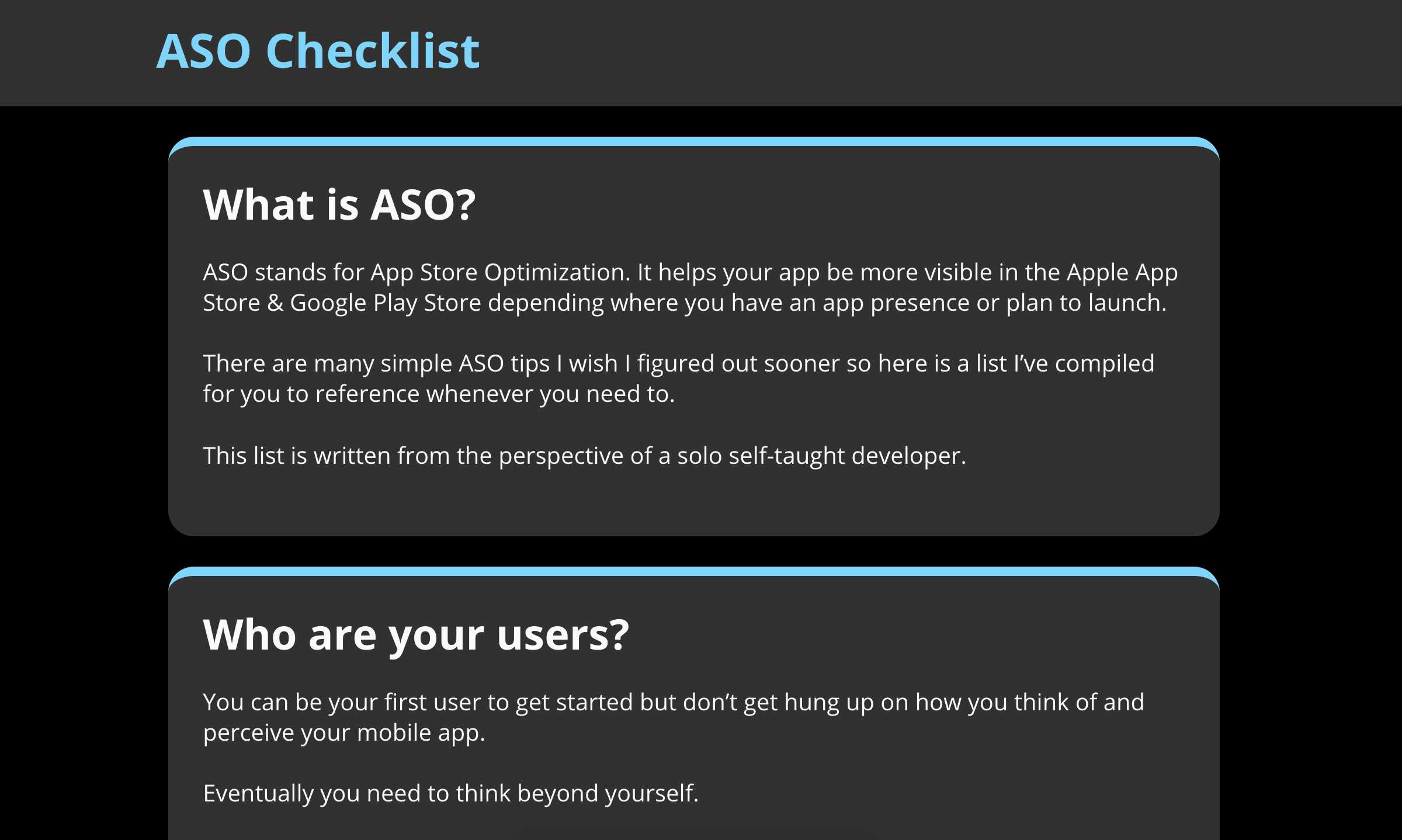Simple ASO Checklist gallery image