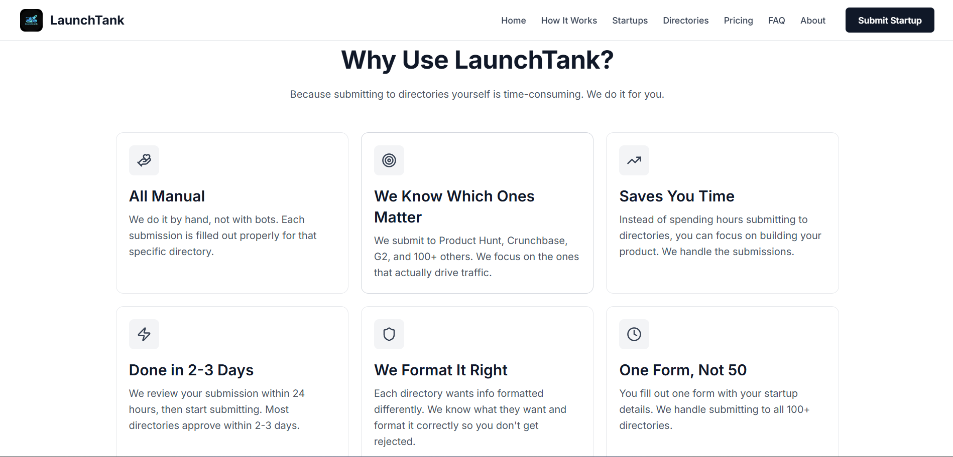 LaunchTank - Screenshot 5 showing product features and functionality