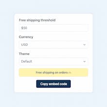 FreeShipBar gallery image