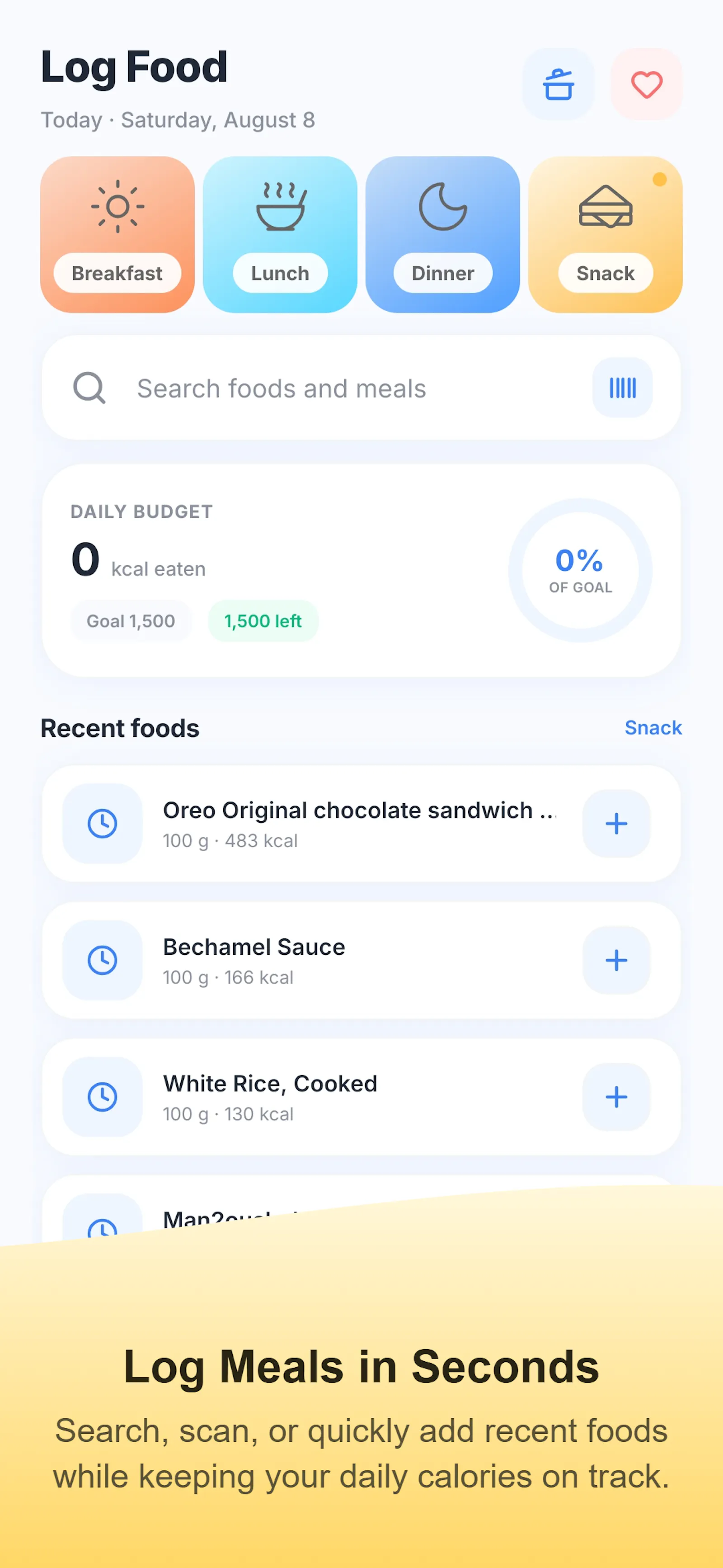 Metriva: Calorie & Weight Log screenshot 3