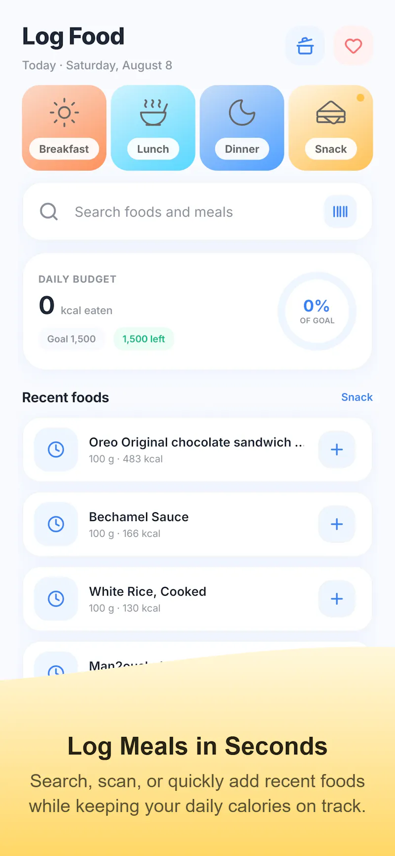Metriva: Calorie & Weight Log screenshot 3