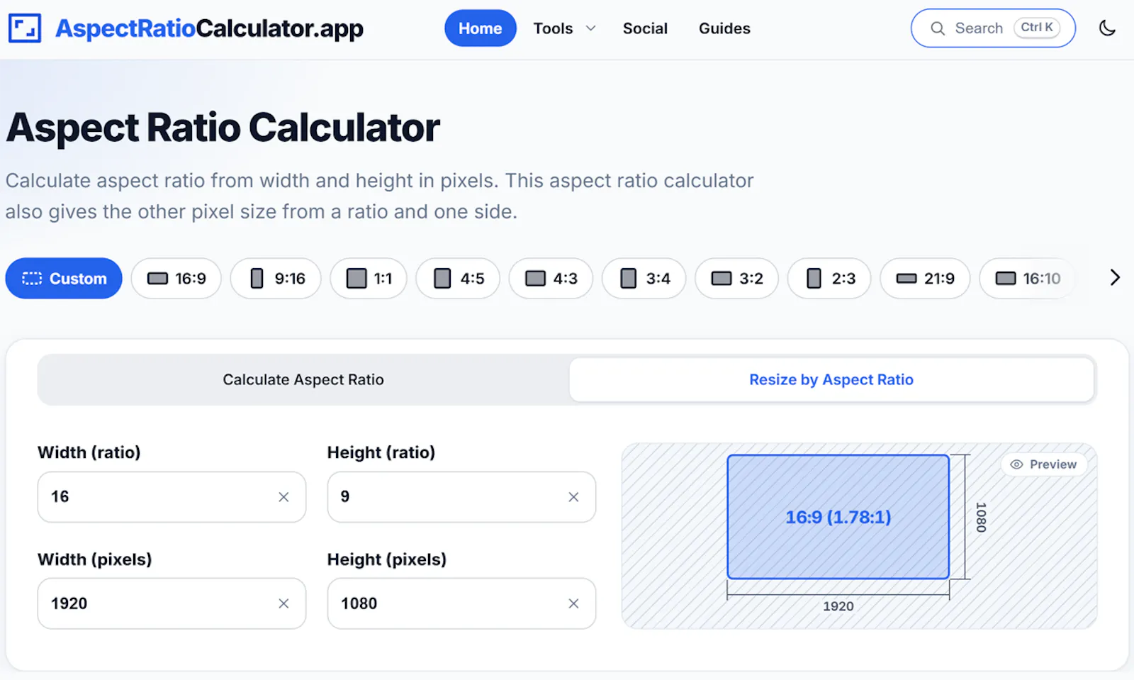 Aspect Ratio Calculator screenshot 3