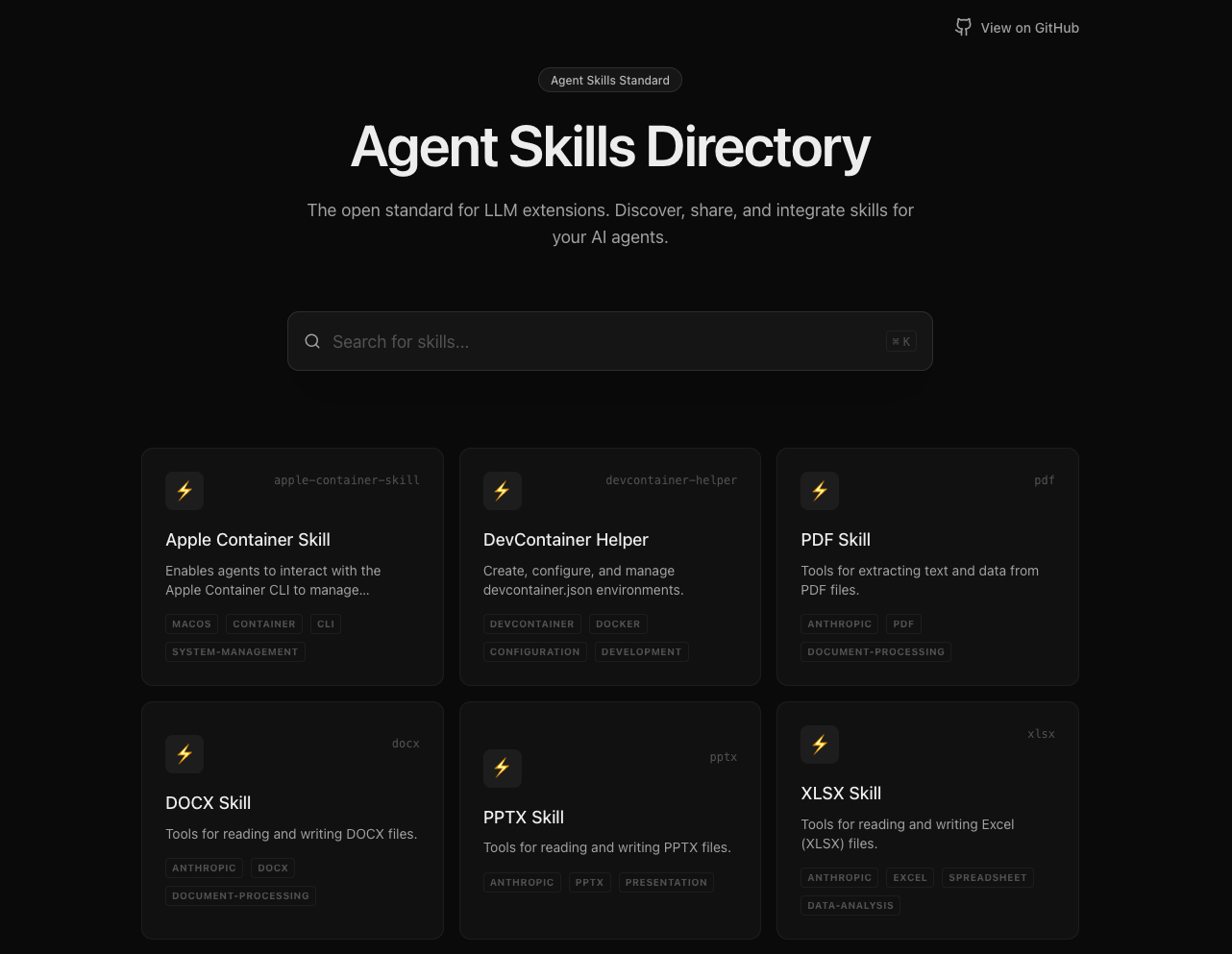 Agent Skills Directory gallery image