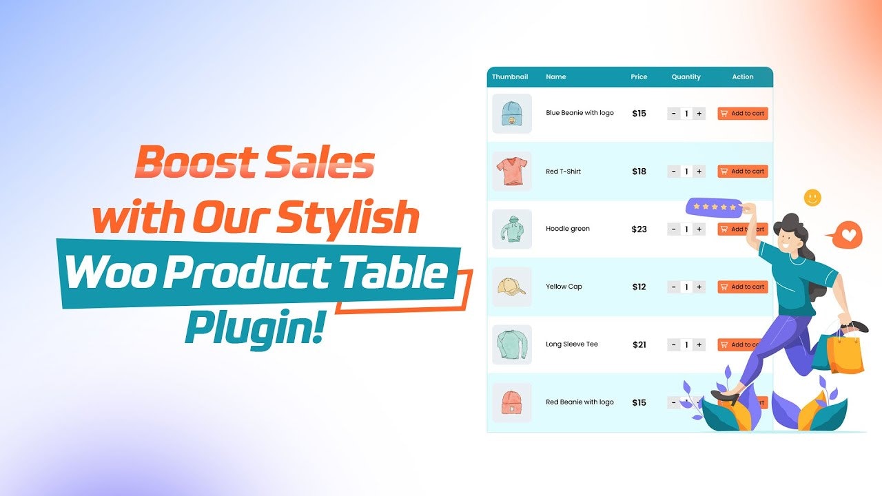 Woo Product Table gallery image