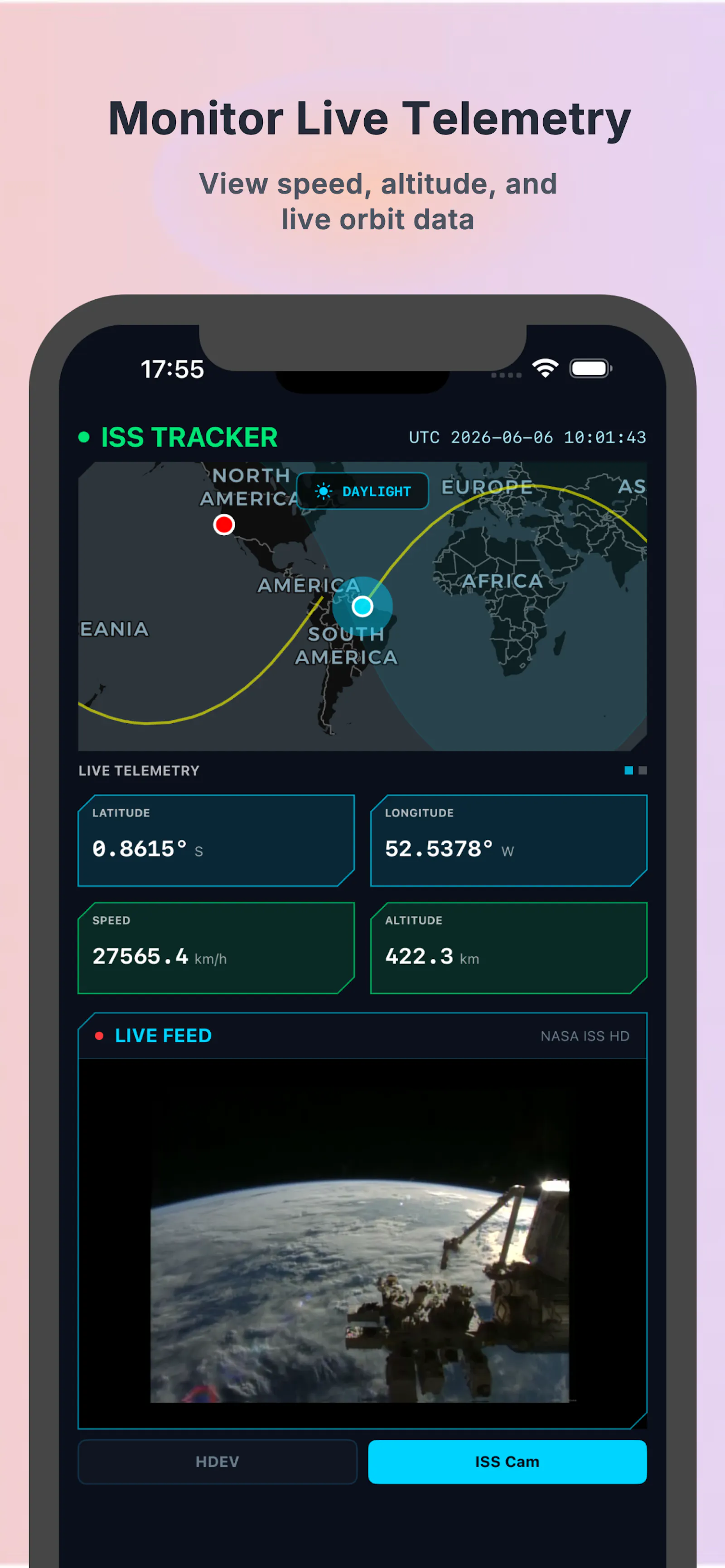 ISS Tracker screenshot 2