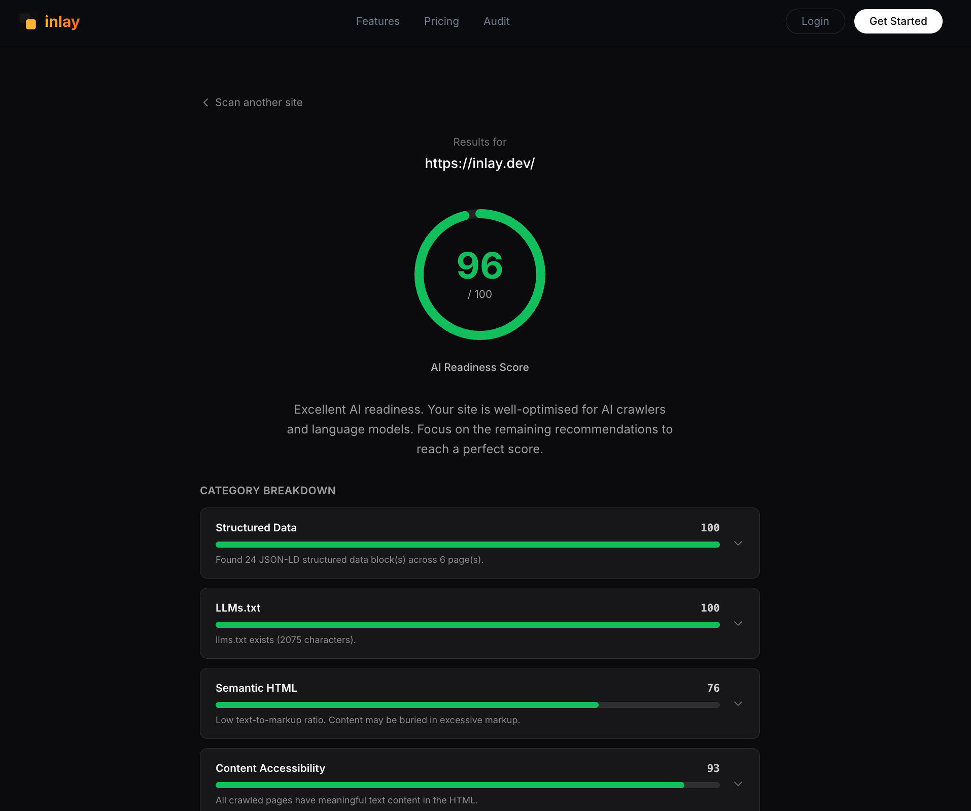 Inlay - Screenshot 2 showing product features and functionality