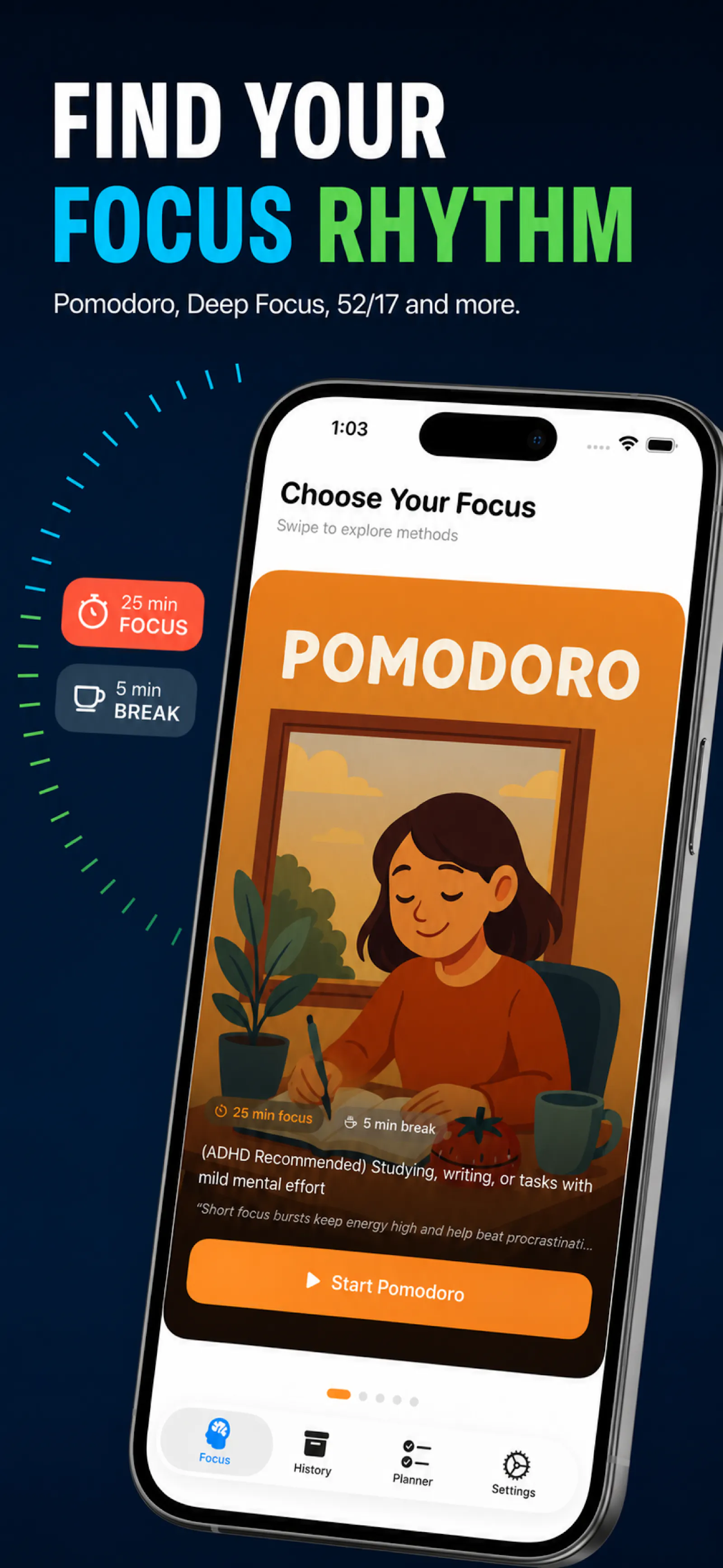 Focus Hero: Study Timer screenshot 1