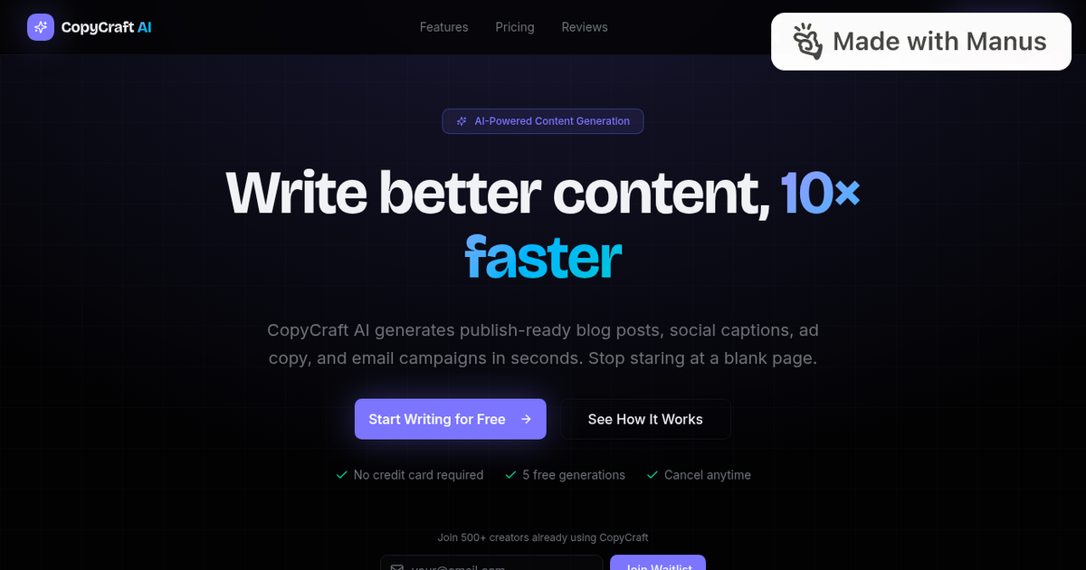 Copy Craft AI gallery image