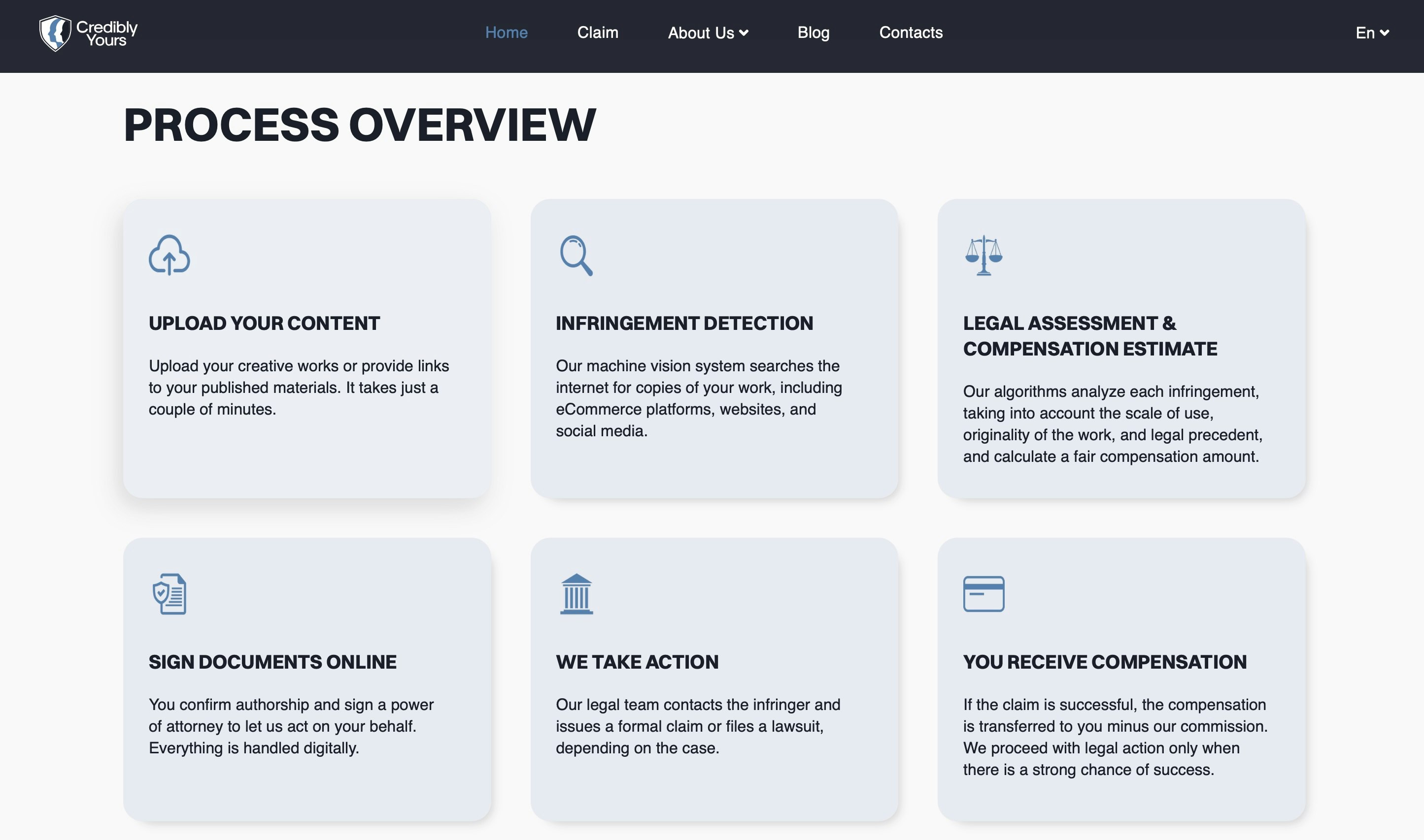 Credibly Yours - Main product screenshot demonstrating key features and user interface