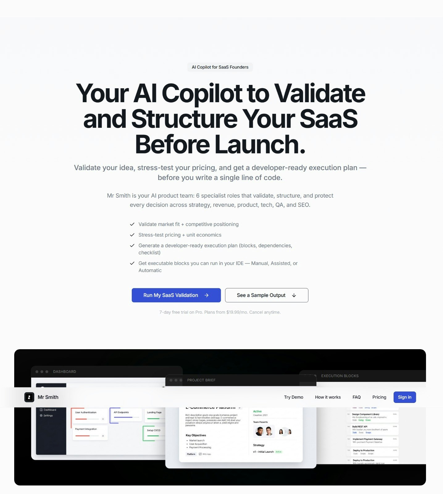 Mr Smith - Screenshot 2 showing product features and functionality