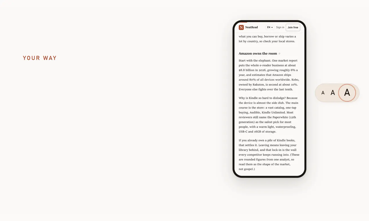NeatRead gallery image