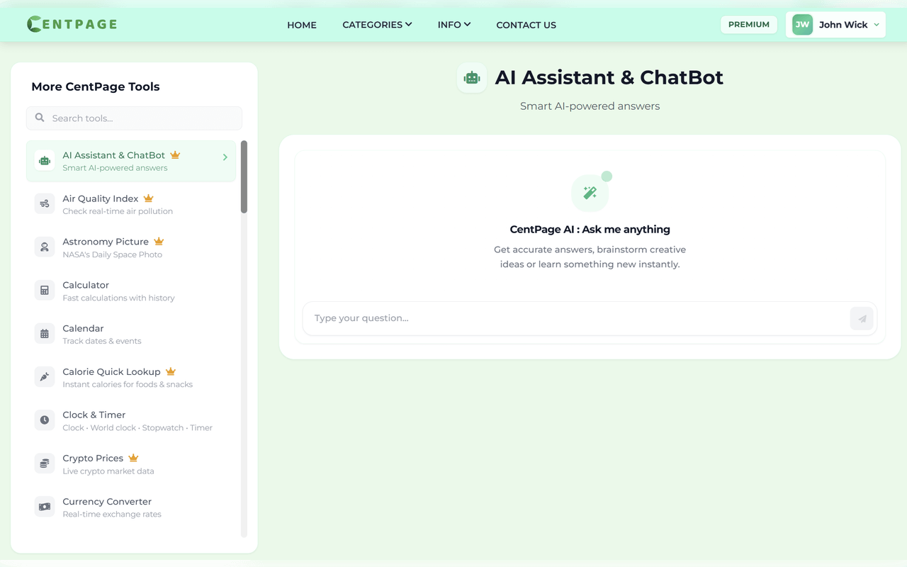 CentPage – Your Productivity New Tab - Screenshot 4 showing product features and functionality
