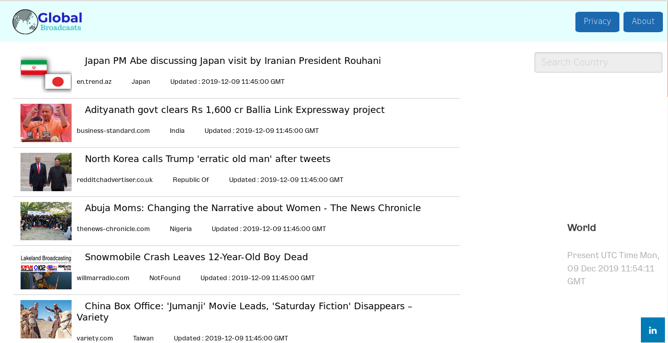 Global Broadcasts gallery image