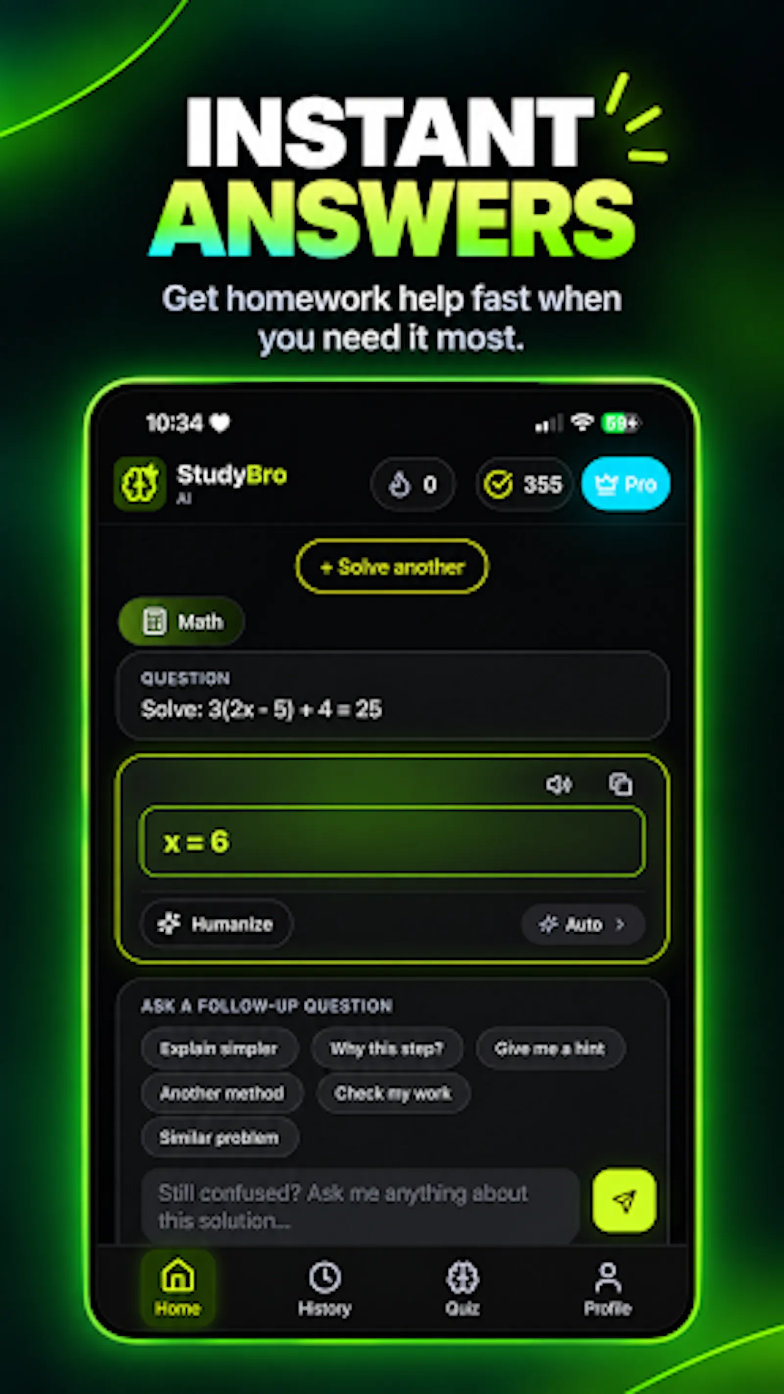 StudyBro.AI– Homework Solver screenshot 2