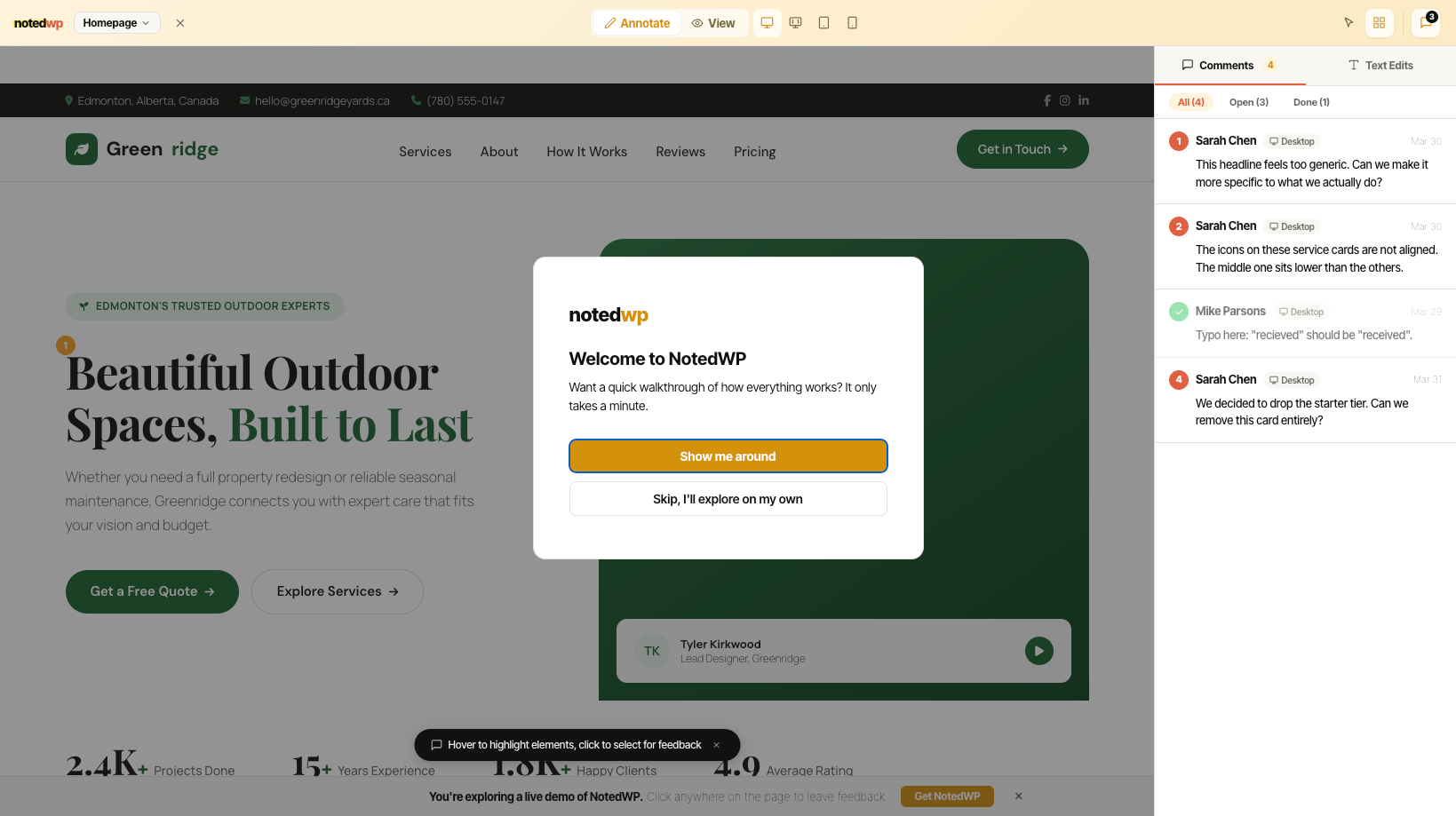 NotedWP gallery image