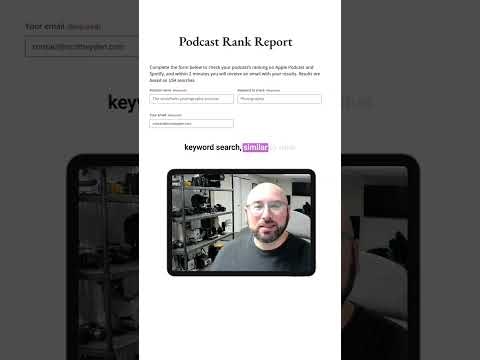 Podcast Rank Report gallery image