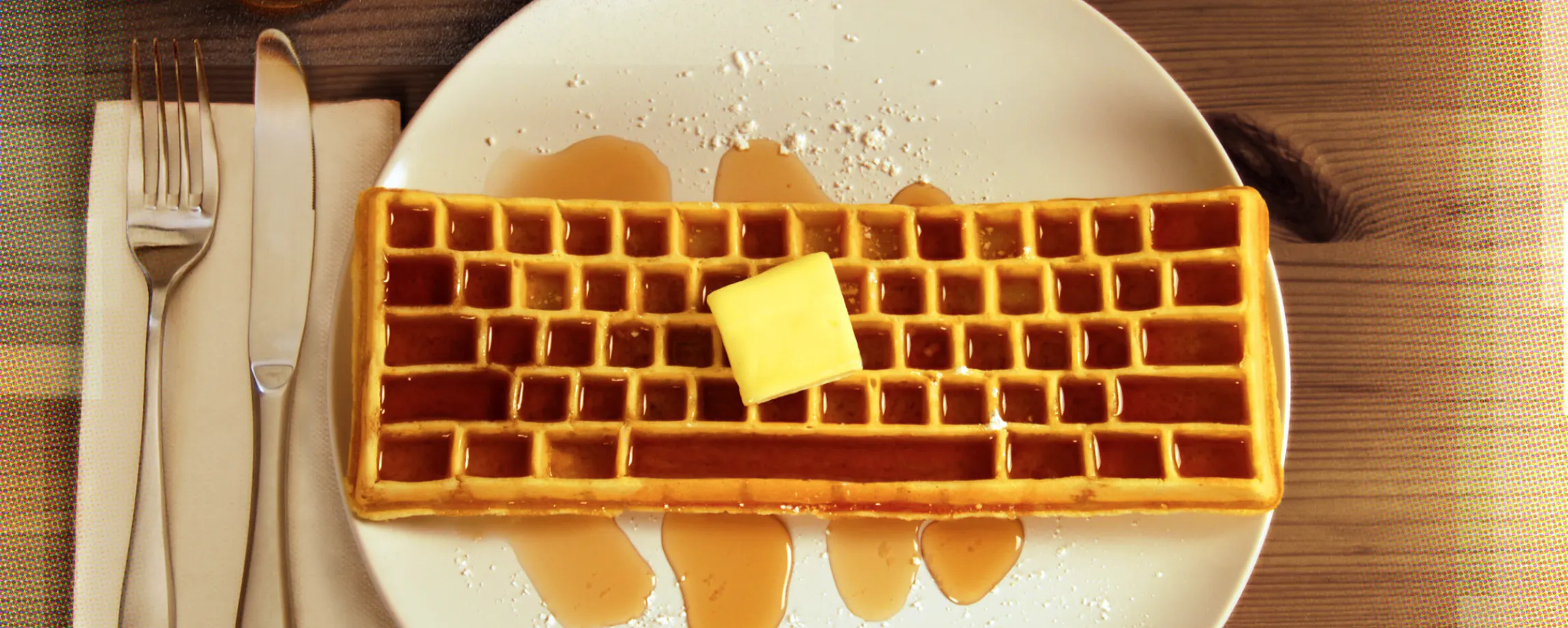 Keyboard Waffle Iron