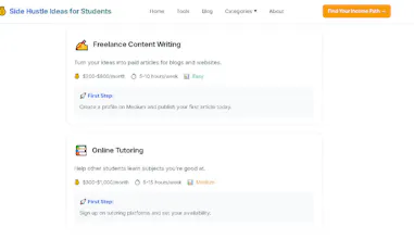 Side Hustle Ideas for Students gallery image