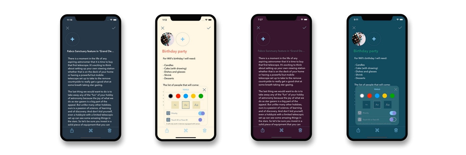 free note taking app for iphone