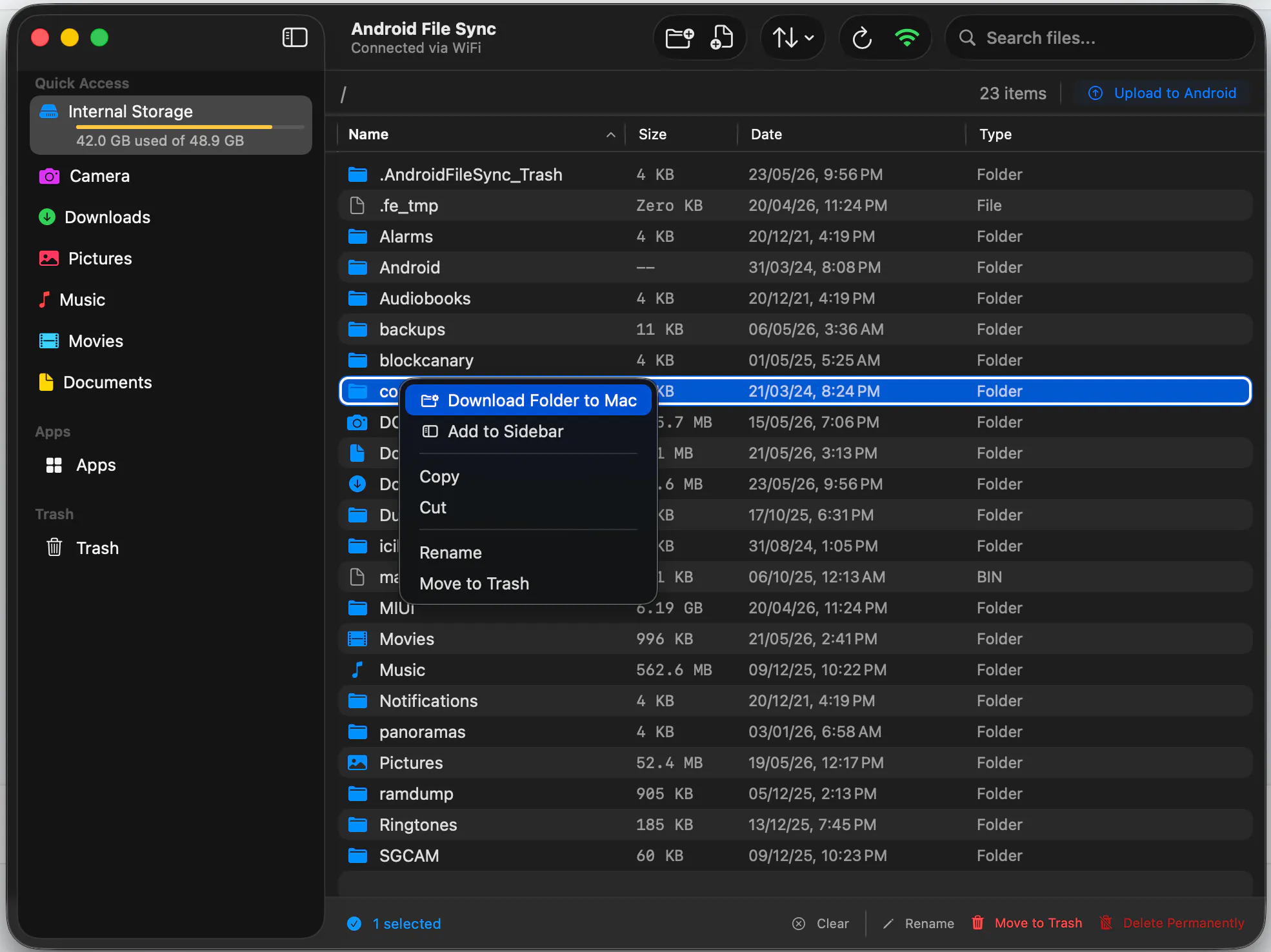 AndroidFileSync gallery image