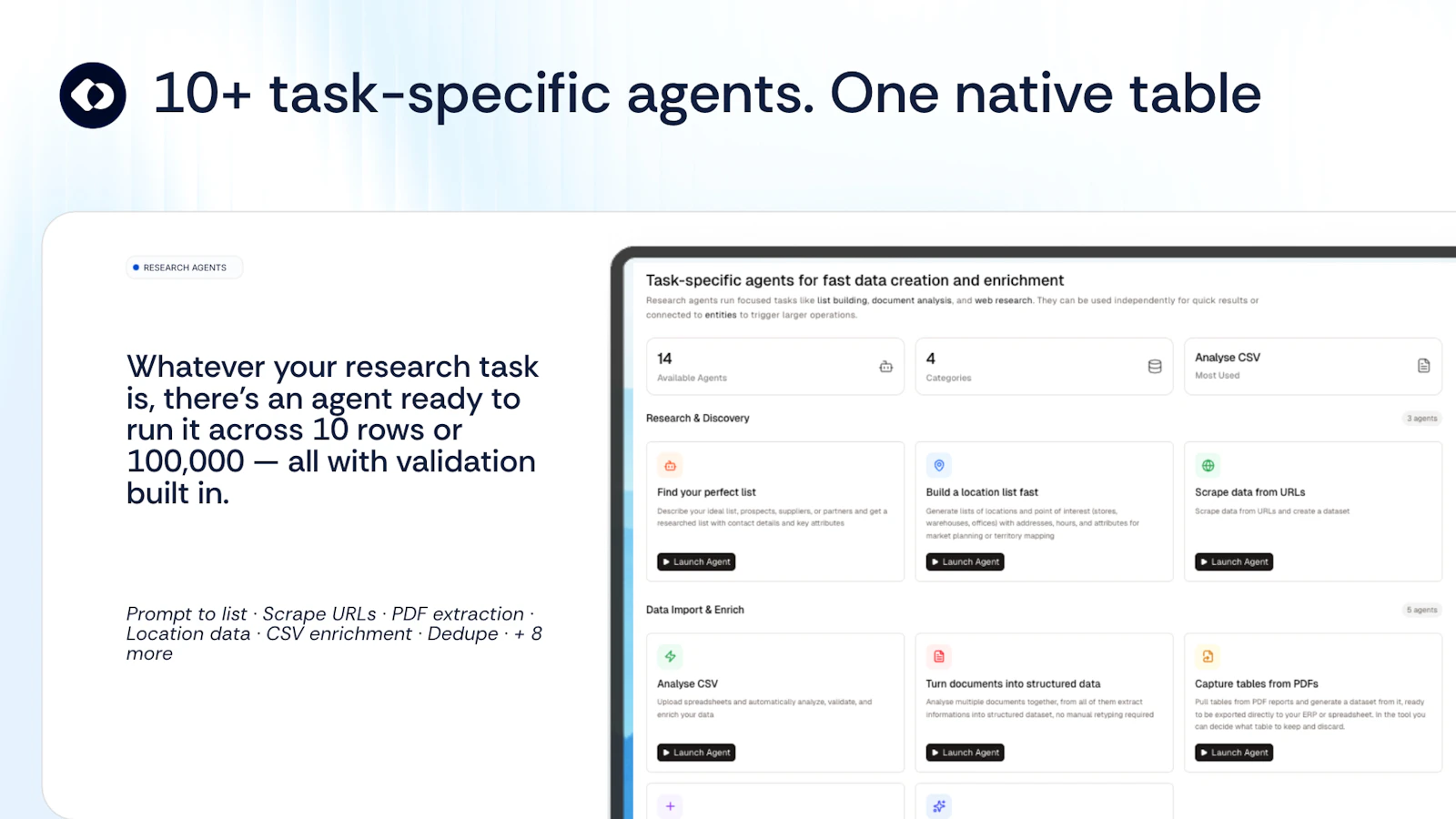 Claro - Research Agents screenshot 3