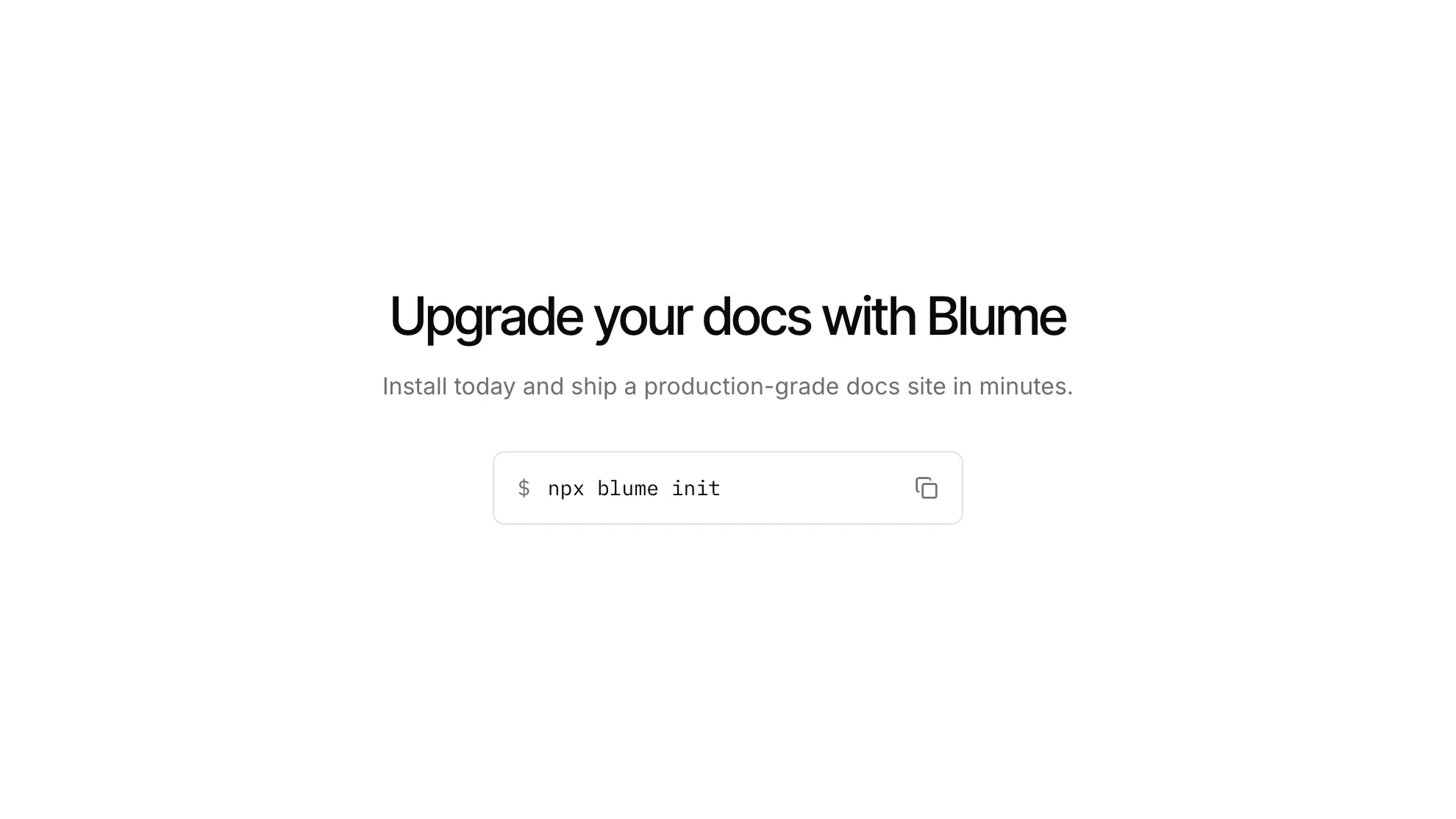 Blume gallery image