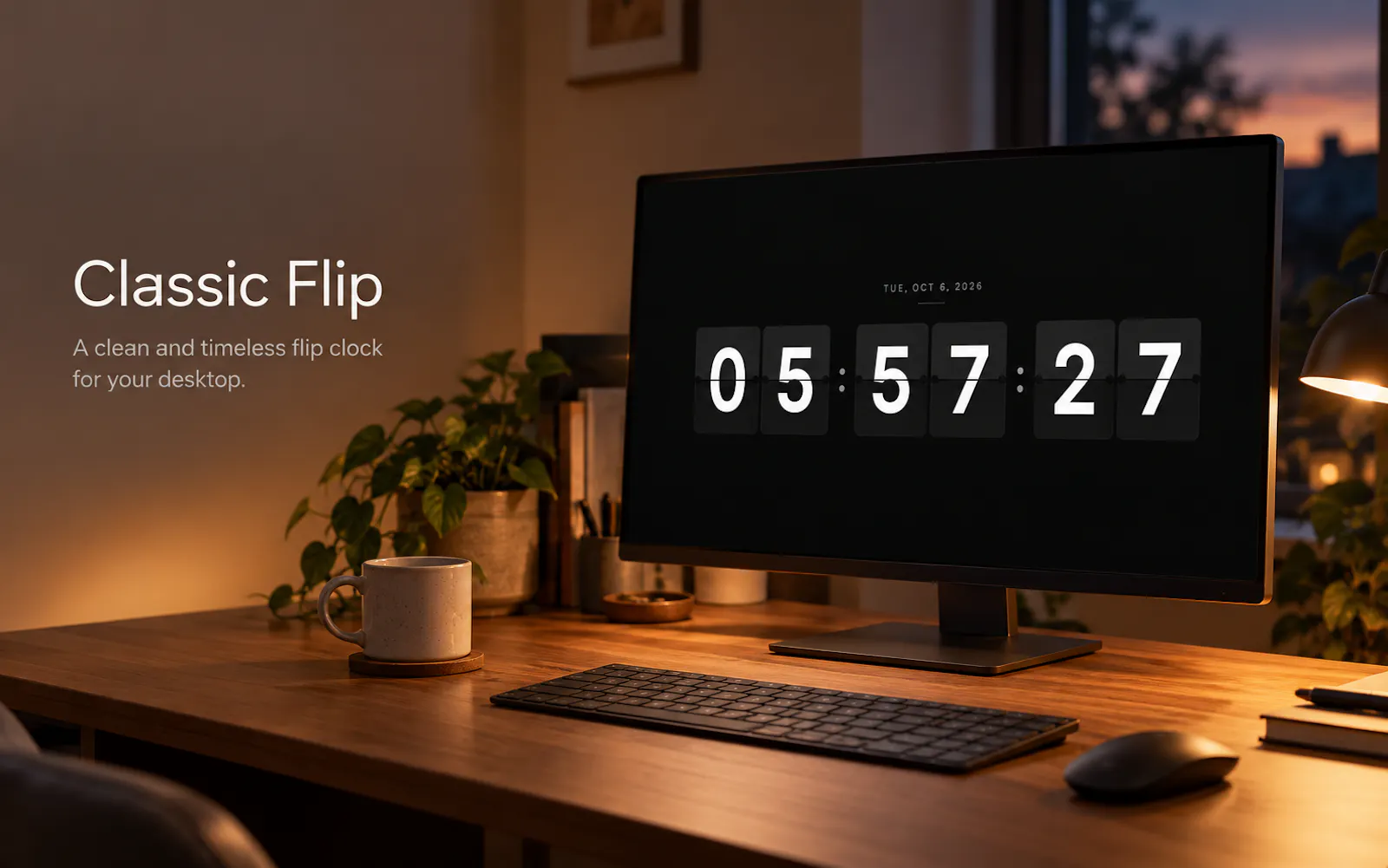 VibeClock Minimalist Flip Clock screenshot 8