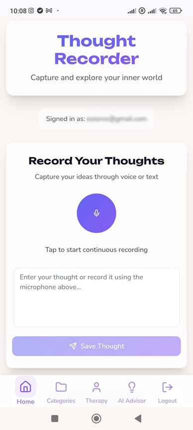 Thought Recorder media 2