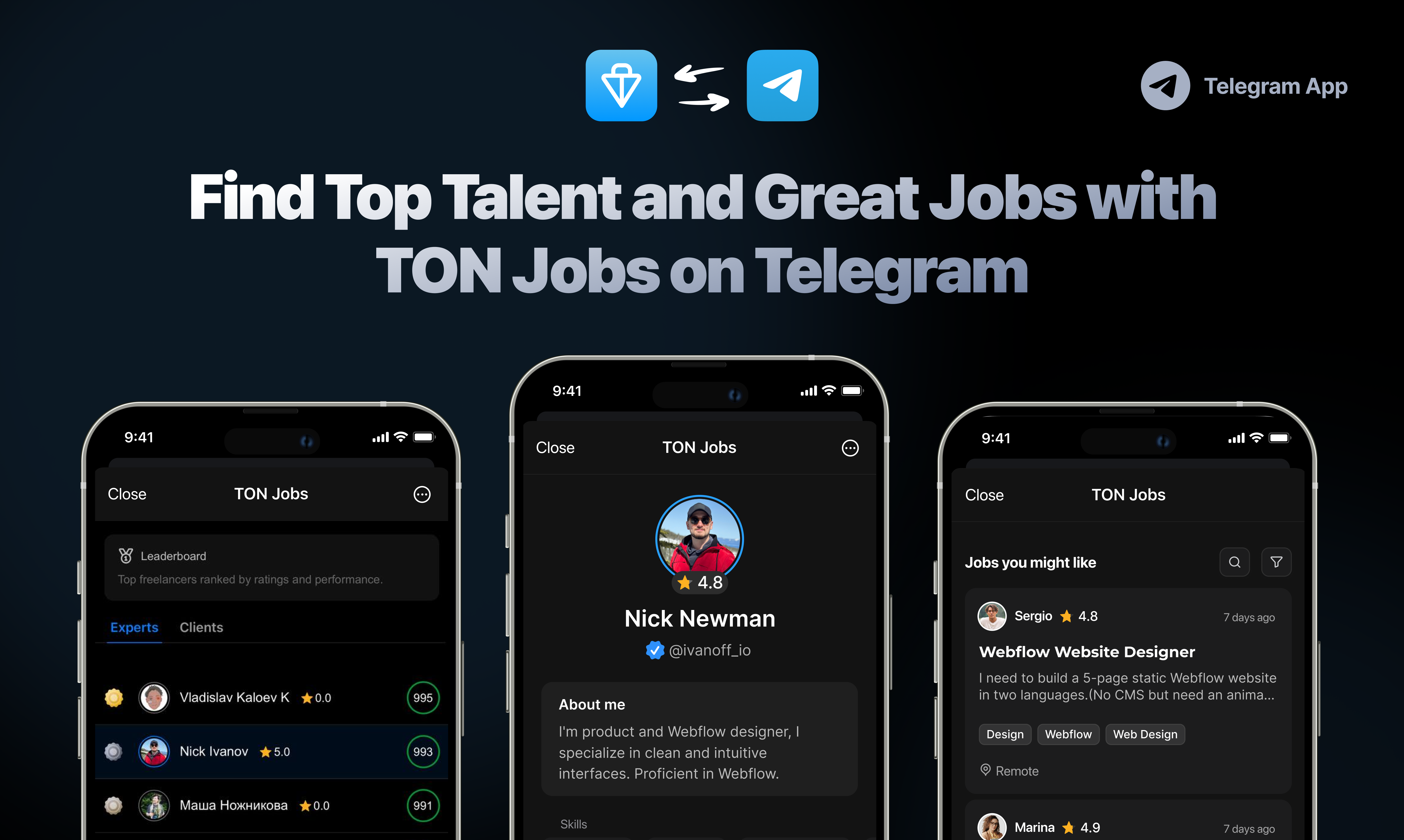 Ton Jobs in Telegram media 1