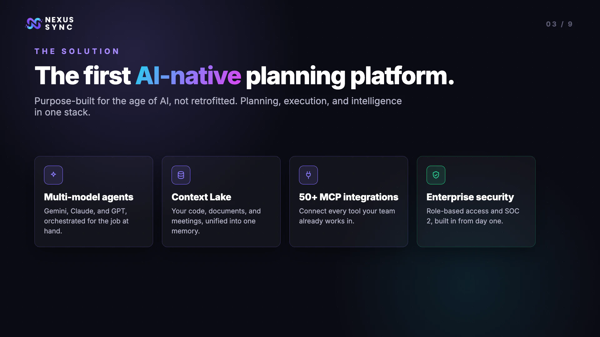 AI-native - Continuous Planning Platform 截图 3