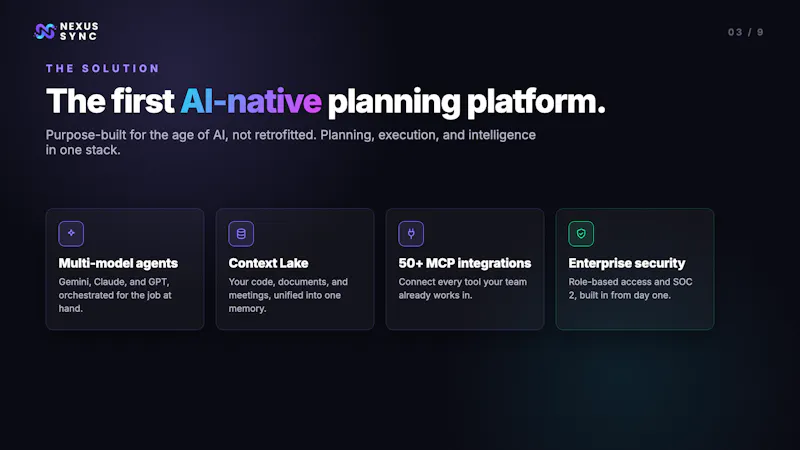 AI-native - Continuous Planning Platform screenshot 4