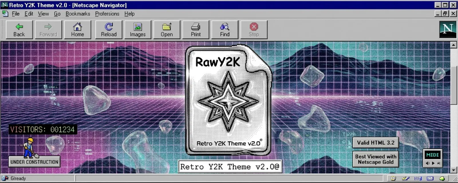 Retro Y2K Theme: 90s Web Aesthetic screenshot 5