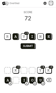 Overtiled—Minimalist Word Game